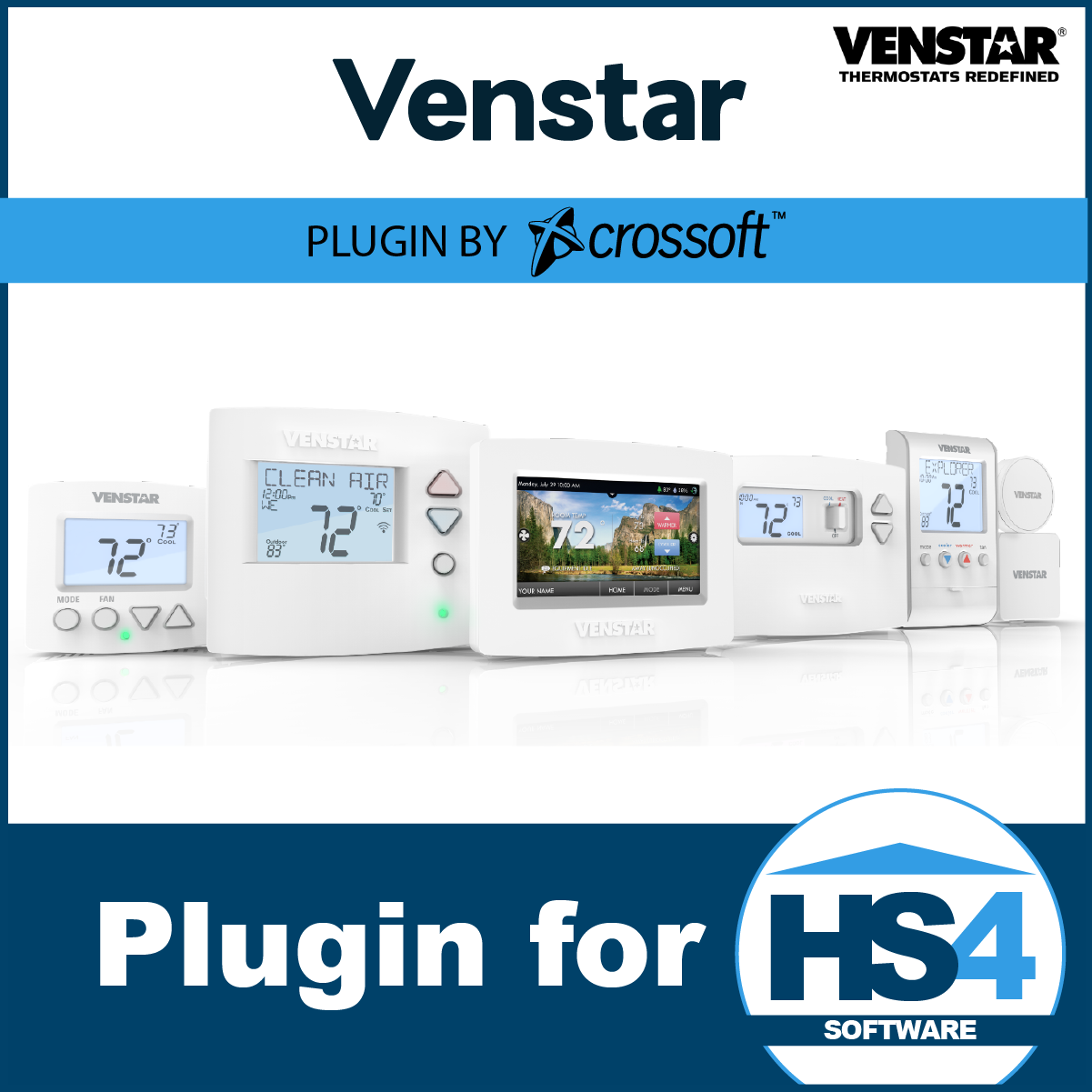Crossoft Venstar Software Plugin for HS4