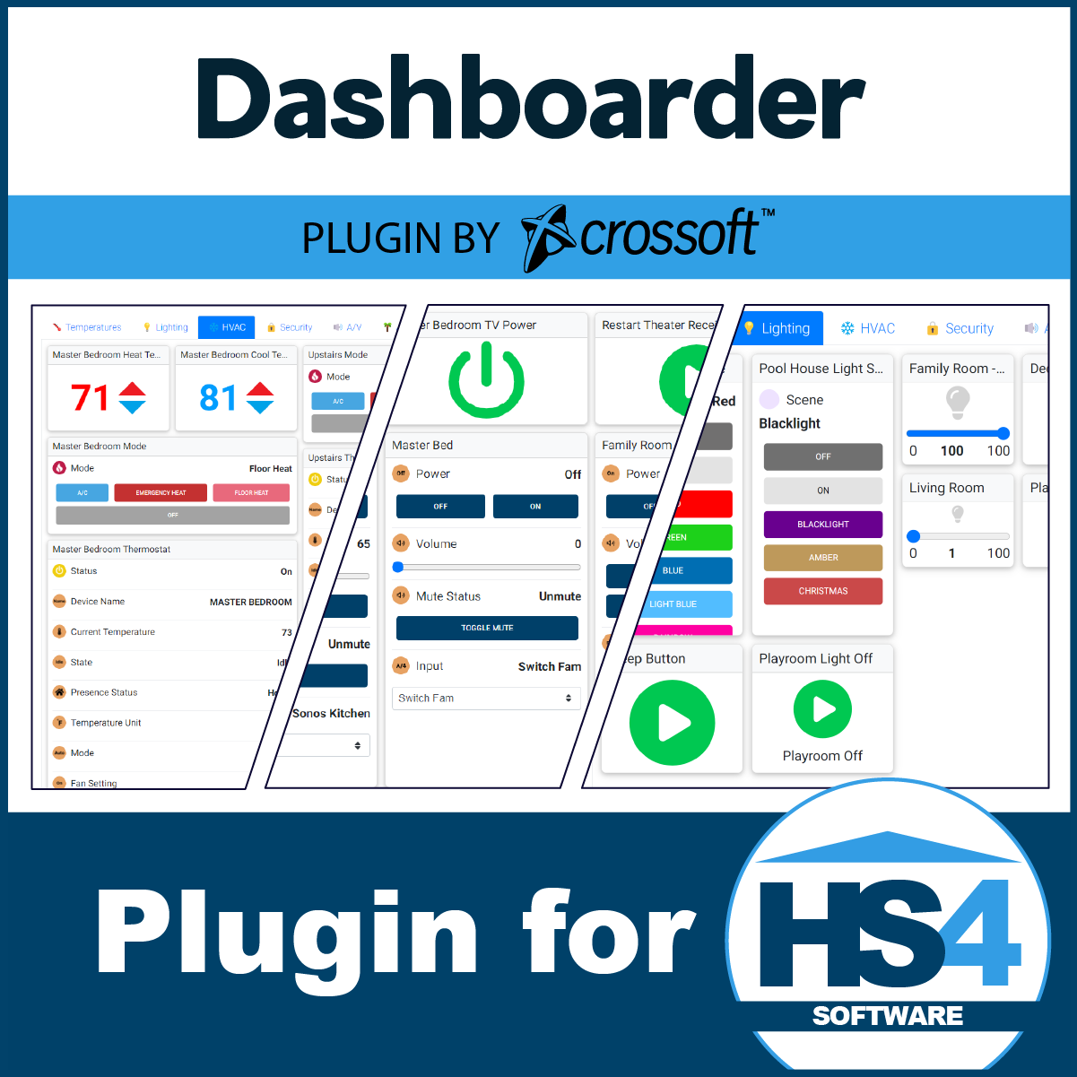 Crossoft Dashboarder Software Plugin for HS4