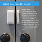 HomeSeer DS150ZB Door & Window Sensor, Zigbee 3.0 Technology