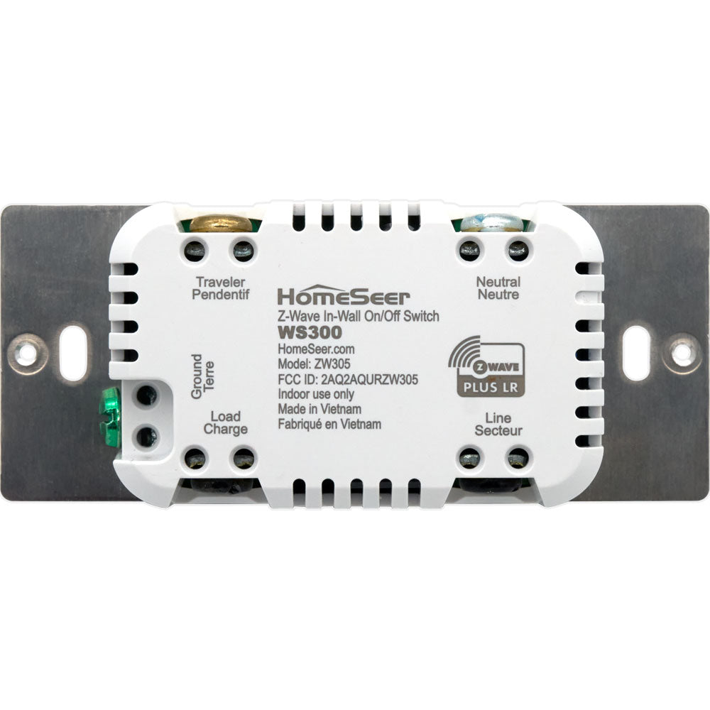 HomeSeer WS300 Z-Wave Long Range Scene-Capable RGB Smart Switch