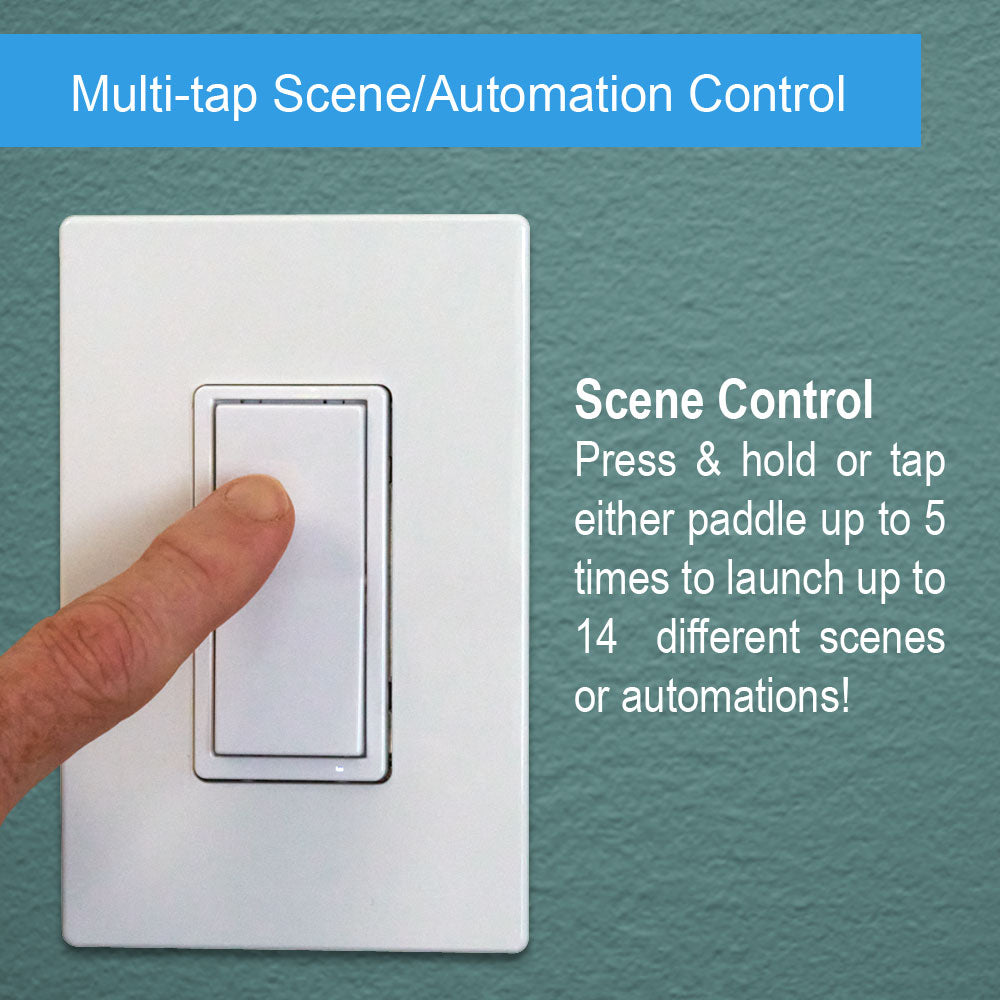 HomeSeer WS300 Z-Wave Long Range Scene-Capable RGB Smart Switch