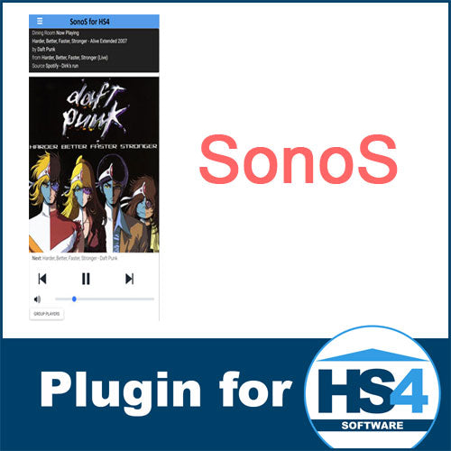 Corsus Sonos4 Plugin for HS4 – HomeSeer