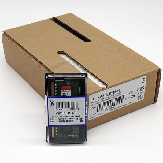 Kingston PC3L-12800 CL11 2GB 204-Pin RAM (49 Count)