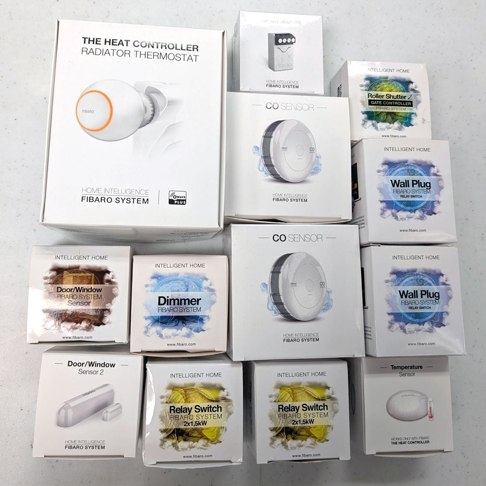 Fibaro EURO Z-Wave 13-Piece Product Bundle (OPEN BOX)