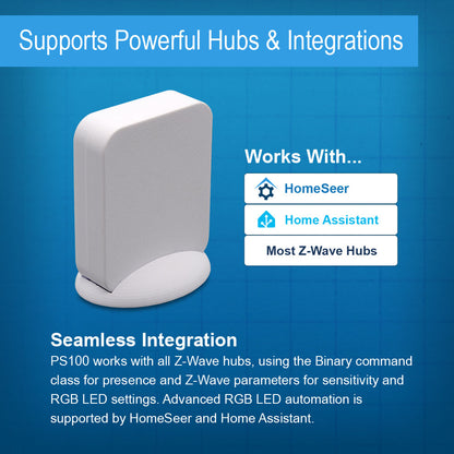 HomeSeer PS100 mmWave Radar Presence Sensor