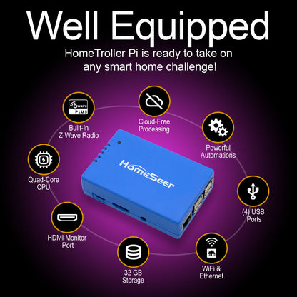 HomeSeer HomeTroller Pi Smart Home Hub