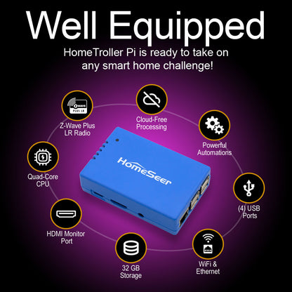 HomeSeer HomeTroller Pi G8 Smart Home Hub