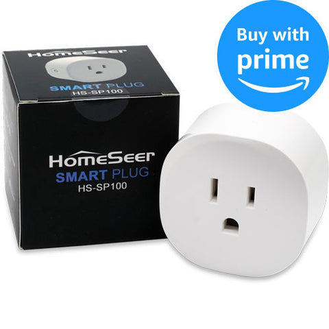 HomeSeer HS-SP100 WiFi Smart Plug w/ Energy Monitoring, Works with Alexa 5-Pack