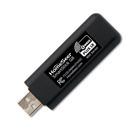 HomeSeer SmartStick G8 Z-Wave 800 Series Long Range (LR) Interface for HomeSeer & Home Assistant Hubs