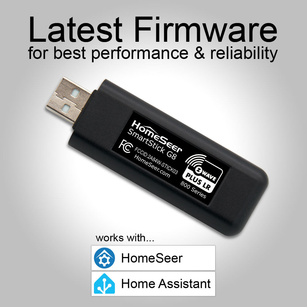 HomeSeer SmartStick G8 Z-Wave 800 Series Long Range (LR) Interface