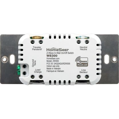 HomeSeer WS300 Z-Wave Long Range Scene-Capable RGB Smart Switch
