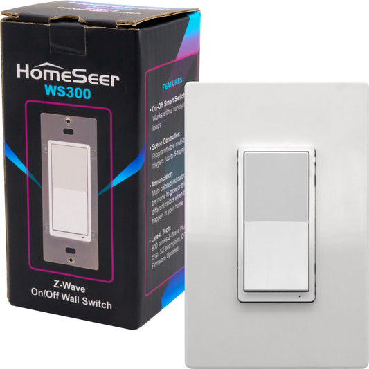 HomeSeer WS300 Z-Wave Long Range Scene-Capable RGB Smart Switch