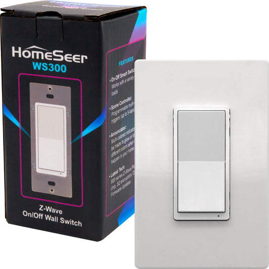 HomeSeer WS300 Z-Wave Long Range Scene-Capable RGB Smart Switch