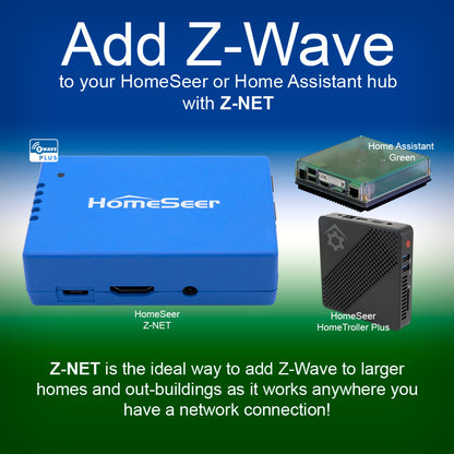 HomeSeer Z-NET Remote Z-Wave Interface with FREE HS4 Software