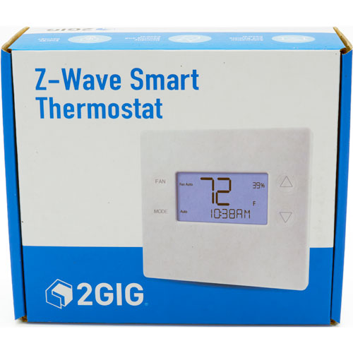 GoControl GC-TBZ48 Z-Wave Battery-Powered Thermostat - White for sale  online
