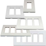 Cooper Aspire White Screw-less Wall Plates - HomeSeer